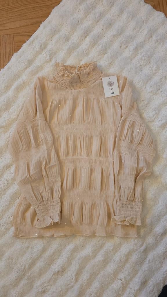 Leuke chiffon blouse maat 104-140, Meisje, Overhemd of Blouse, Nieuw, Ophalen of Verzenden