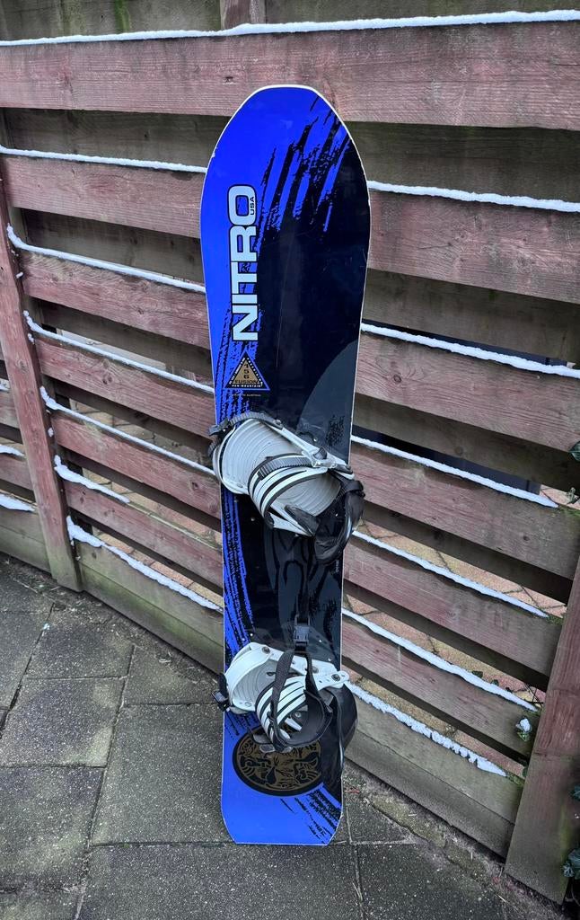 Vintage Nitro Fusion 156 Snowboard – Freeride – Collector, Sport en Fitness, Ophalen, Gebruikt, Board