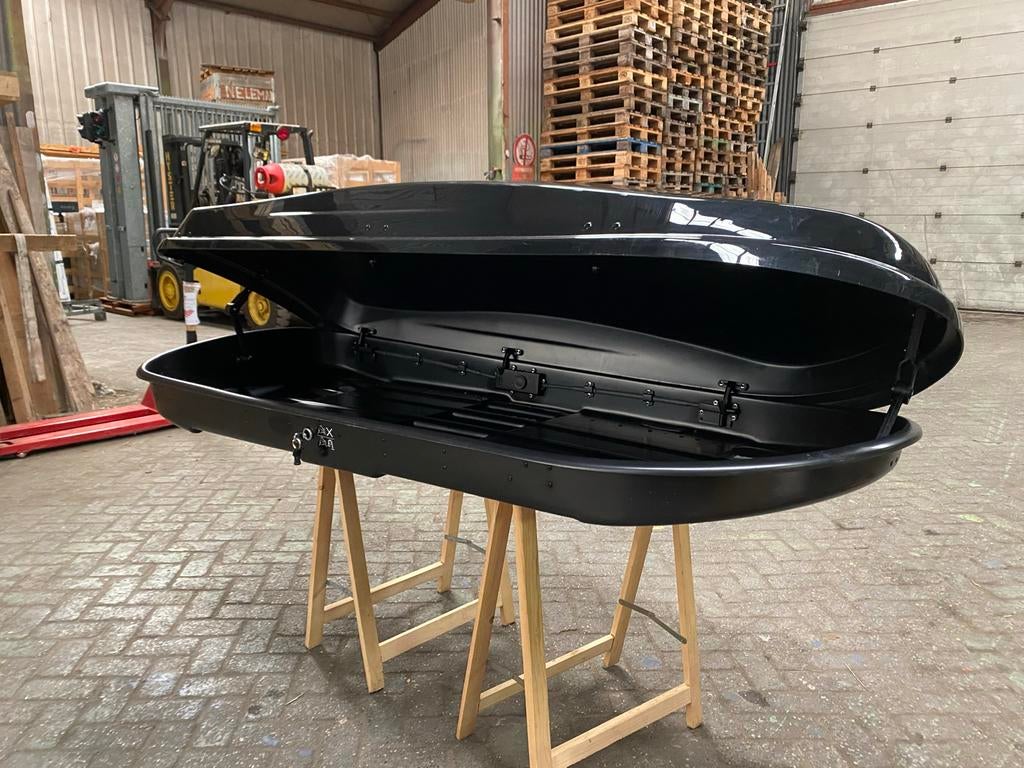 600liter dakkoffer skikoffer  Renault tesla VW Skoda Hyundai, Auto diversen, Dakkoffers, Gebruikt, Ophalen