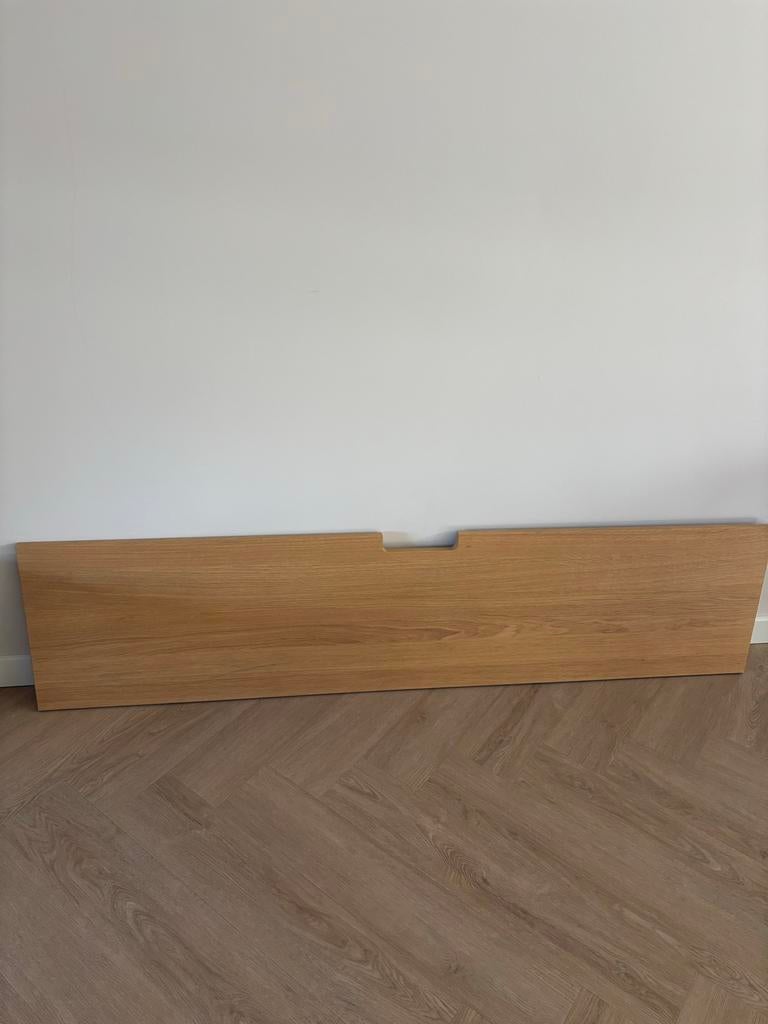 Besta Toppaneel eikenfineer 180x42cm, Ophalen, 150 tot 200 cm, Eikenhout, Zo goed als nieuw