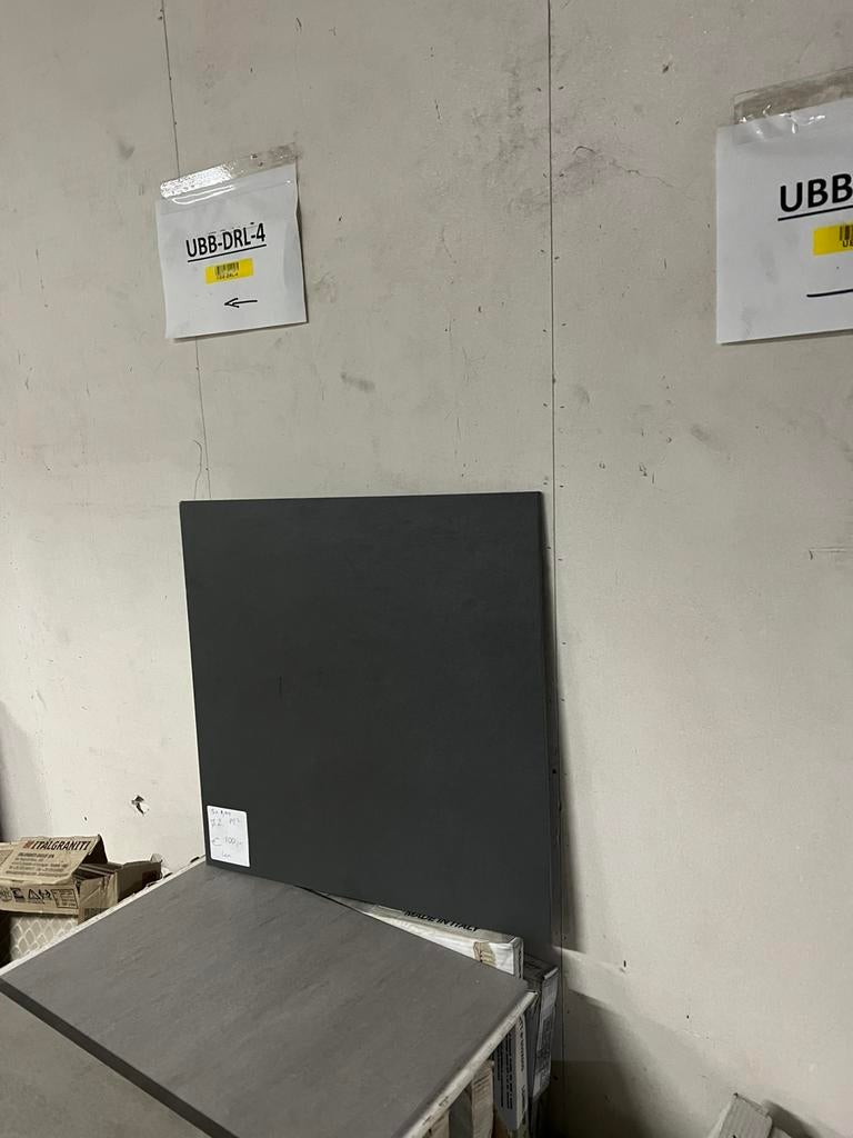 Vloertegels LEA Berlin night 60x60cm 7,2 m2 voor €100,-, Ophalen, 40 tot 60 cm, Nieuw, 5 tot 10 m²