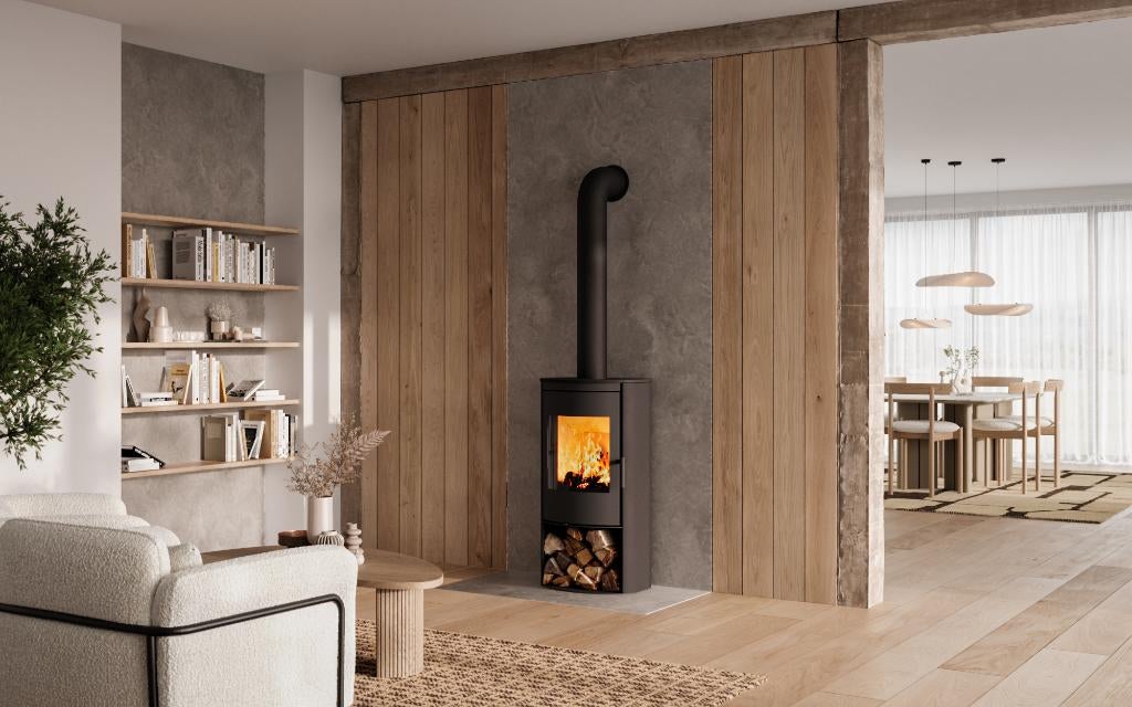 Houtkachel Brend 3-7 kW (showroommodel) | Nordic Fire, Houtkachel, Ophalen of Verzenden, Zo goed als nieuw, Vrijstaand