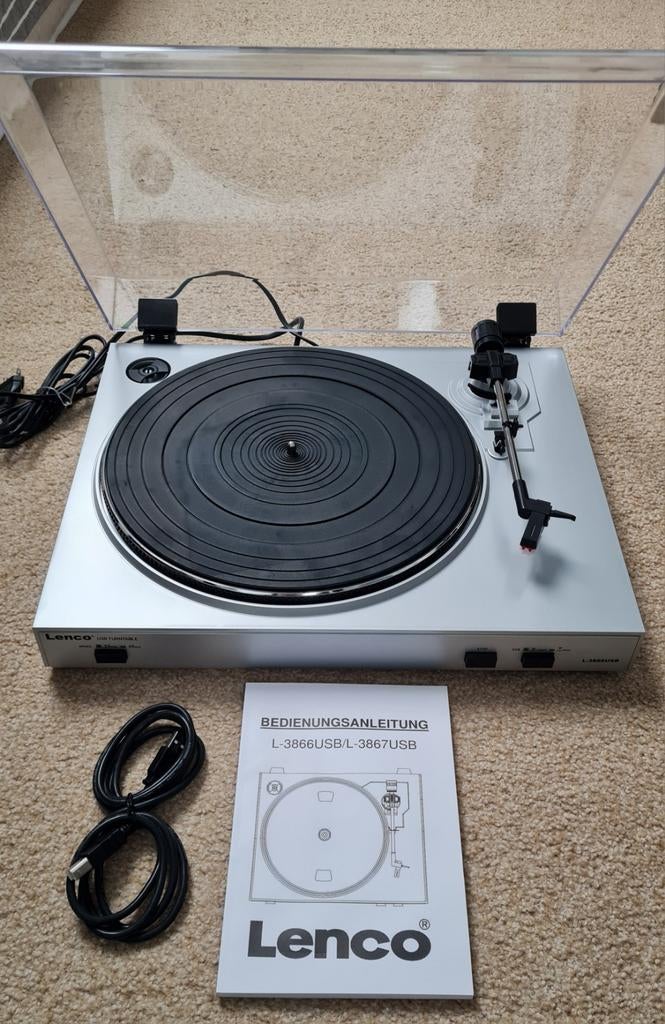 Lenco 3866USB/L platenspeler, Audio, Tv en Foto, Platenspelers, Ophalen, Overige merken