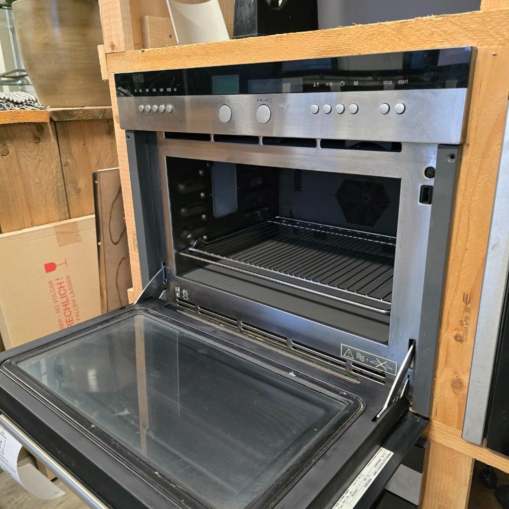 Siemens Inbouw Combi-Magnetron HB86E560N // Na zomerdeal//, Ophalen, Combimagnetron, Refurbished, Inbouw
