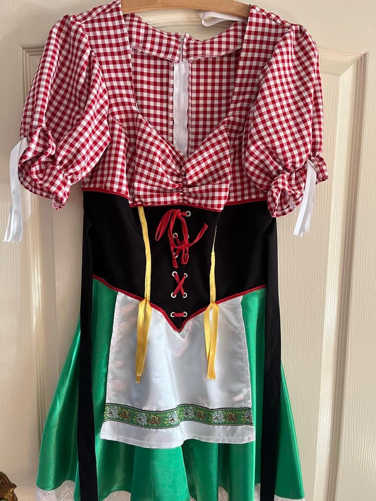 Heidi Carnaval Outfit XS, Kleding | Dames, Carnavalskleding en Feestkleding, Carnaval, Ophalen of Verzenden, Zo goed als nieuw