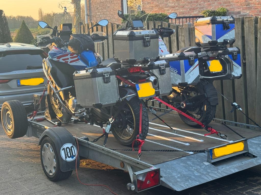 TE HUUR   *** TOHACO *** MOTORTRAILER luchtgeveerd.Compleet!, Aanhangwagen