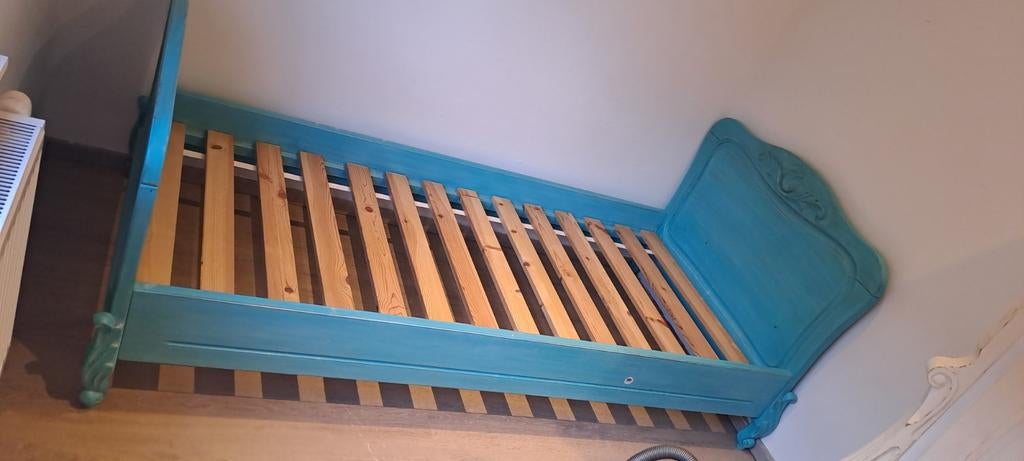Little Planet Kinderkamer Set - Bed, Kast & Ledikant, Ophalen, 85 tot 100 cm, Zo goed als nieuw, Matras