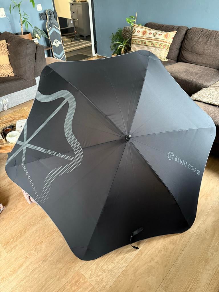 Zwarte Blunt Golf G2 Paraplu - Sport, Ophalen, Zo goed als nieuw, Zwart