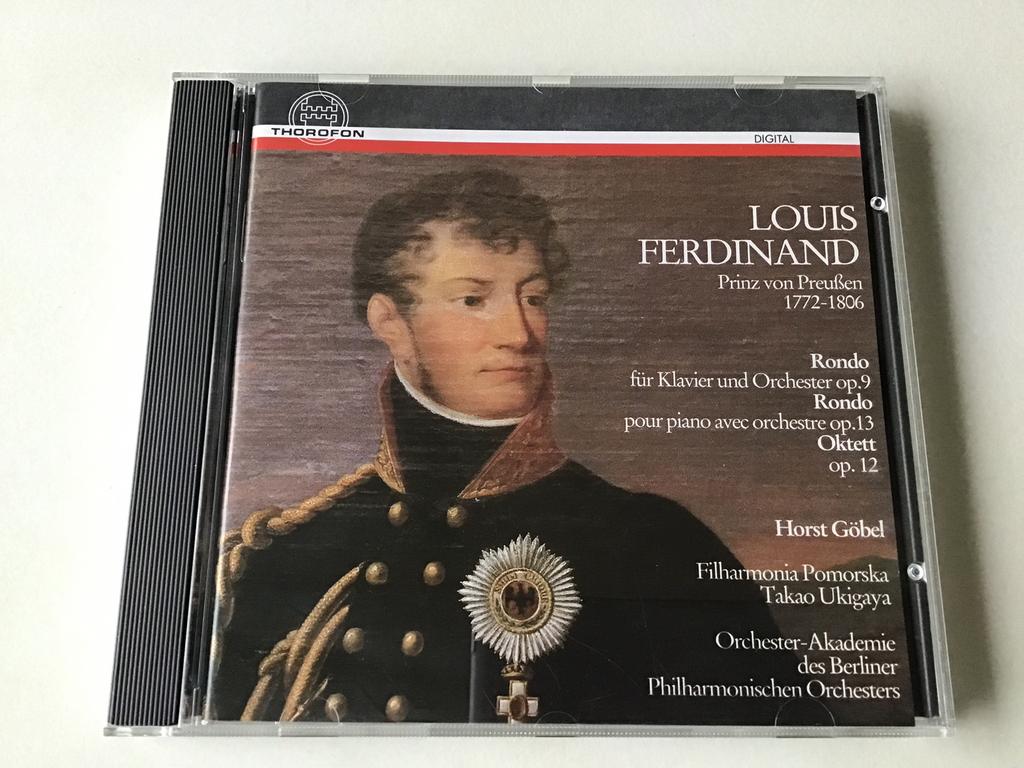 Louis Ferdinand Rondi op 9 & 13 / Oktett / Horst Göbel, Ophalen of Verzenden, Romantiek, Zo goed als nieuw, Orkest of Ballet