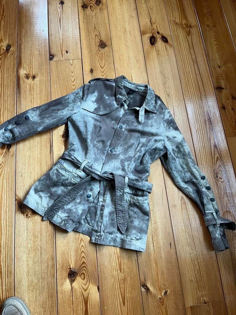 Superleuk militair jasje, taupe, L, SJ sand jeans, stretch, Kleding | Dames, Beige, Maat 42/44 (L), Ophalen of Verzenden, Jasje