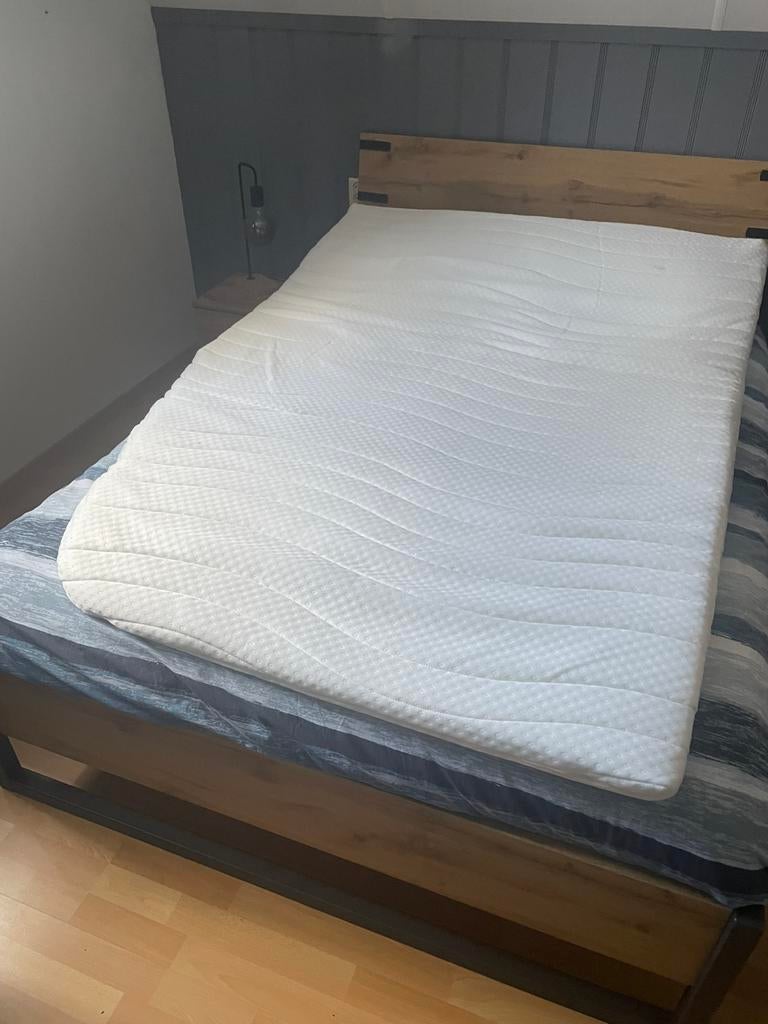Toppermatras Frans bed caravan, Caravans en Kamperen, Camper-accessoires, Ophalen, Zo goed als nieuw