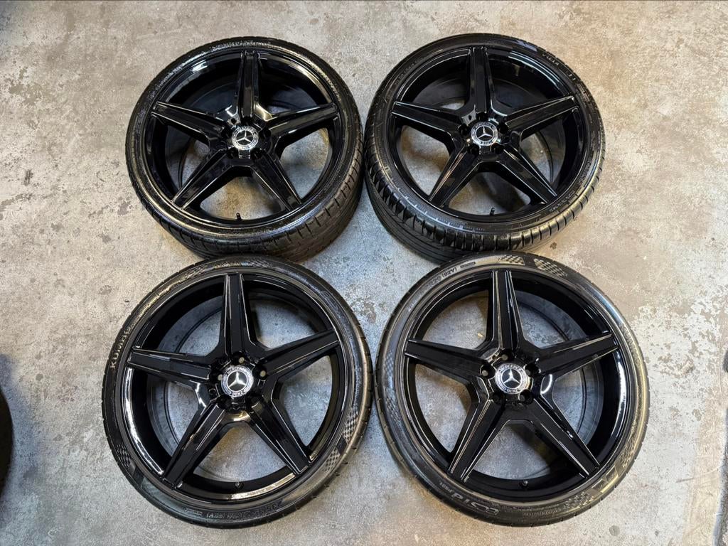 ✅ 20 inch Mercedes E C klasse AMG velgen 5x112 W212, Ophalen, Gebruikt, Banden en Velgen, Personenwagen