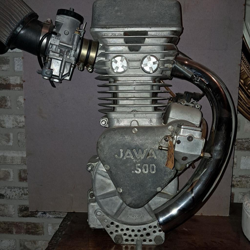 Jawa 500cc  speedway motorblok, Motoren, Onderdelen | Oldtimers, Ophalen of Verzenden, Gebruikt