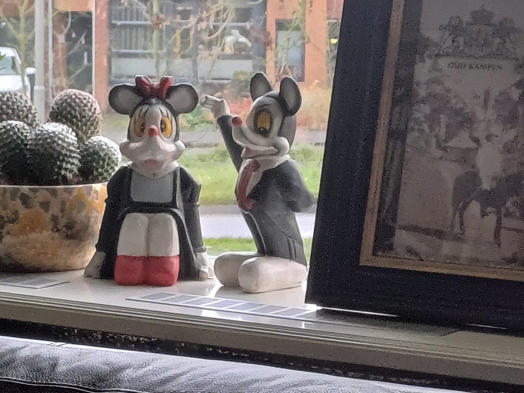 Mickey  & Minney  mouse, Verzamelen, Disney, Verzenden, Mickey Mouse, Beeldje of Figuurtje