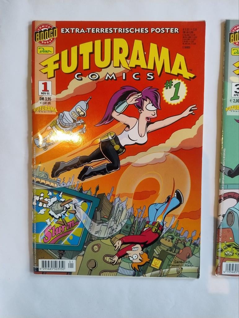 Futurama Comics nr 1 t/m 4 -Duits., Gelezen, Matt Groening, Europa, Ophalen of Verzenden
