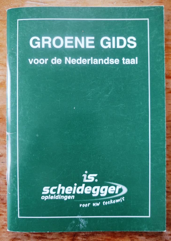 Groene Gids voor de Nederlandse taal - Scheidegger, Drs. P.H.MJ. van Caldenborgh, Niet van toepassing, Ophalen of Verzenden, Zo goed als nieuw