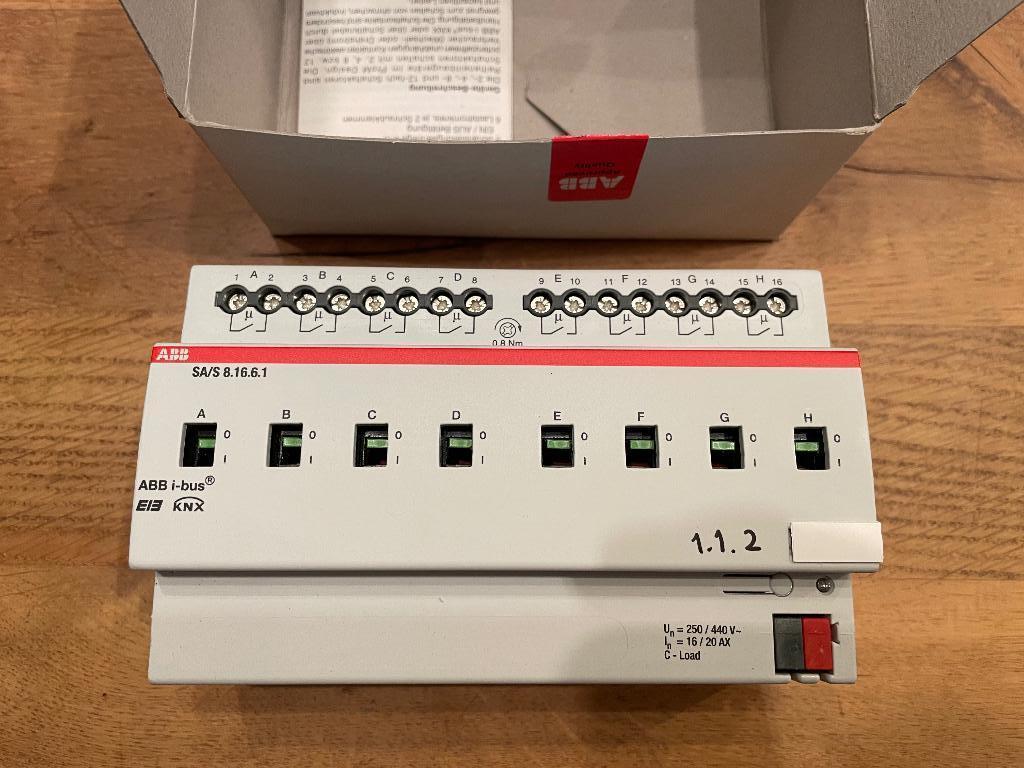 Knx Abb Schakelactor SA/S 8.16.6.1 (met stroom meting), Ophalen of Verzenden, Nieuw
