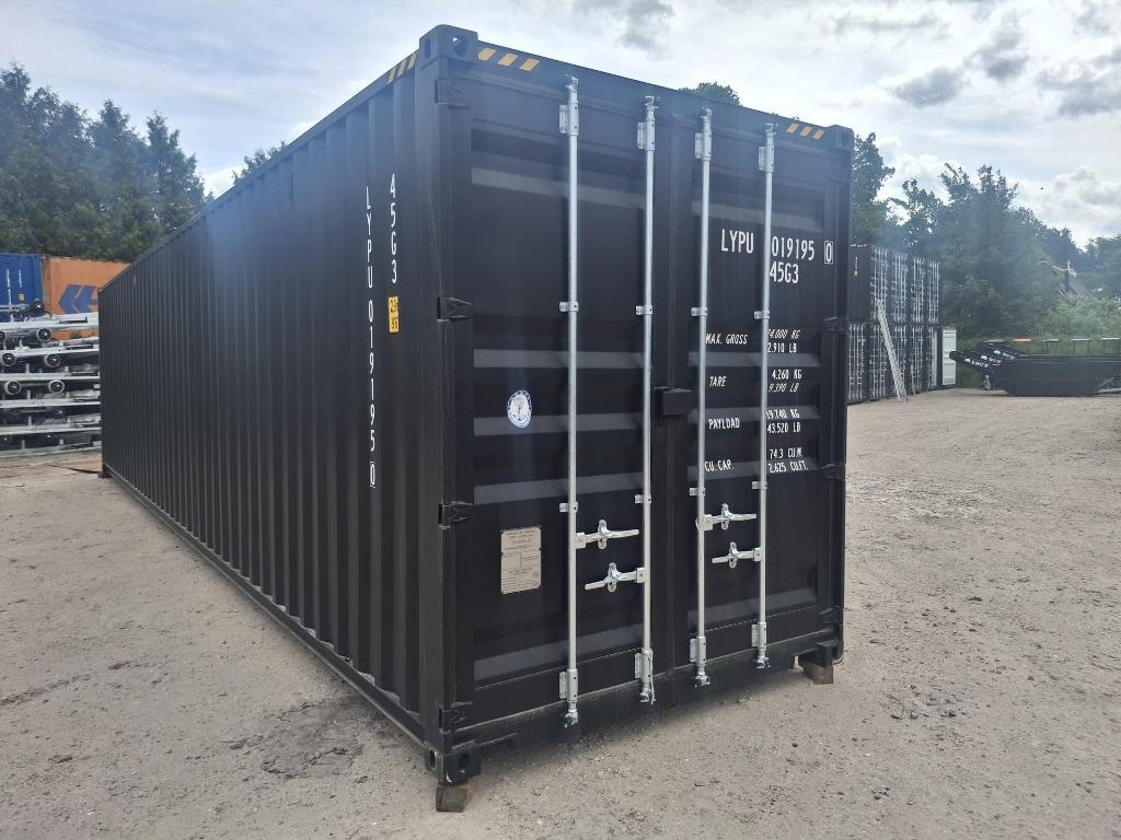 Container met 4 zijdeuren, Ophalen