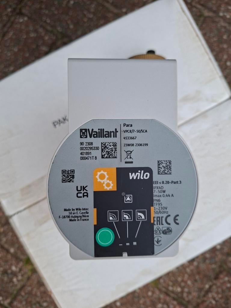 Pomp vailliant 3c, Ophalen of Verzenden, Zo goed als nieuw, Detector, Sensor of Melder, Overige soorten