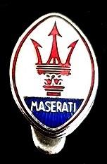 Maserati knoop-speld- emaille, Verzamelen, Speldjes, Pins en Buttons, Ophalen of Verzenden, Nieuw, Transport, Speldje of Pin