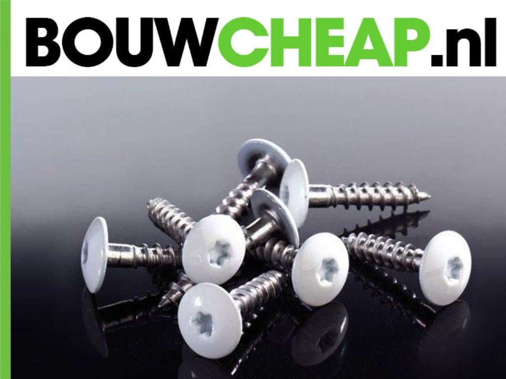 SCHROEVEN EN SPIJKERS OP KLEUR BINNEN 24UUR BOUWCHEAP, Doe-het-zelf en Verbouw, Platen en Panelen, Ophalen of Verzenden, Nieuw