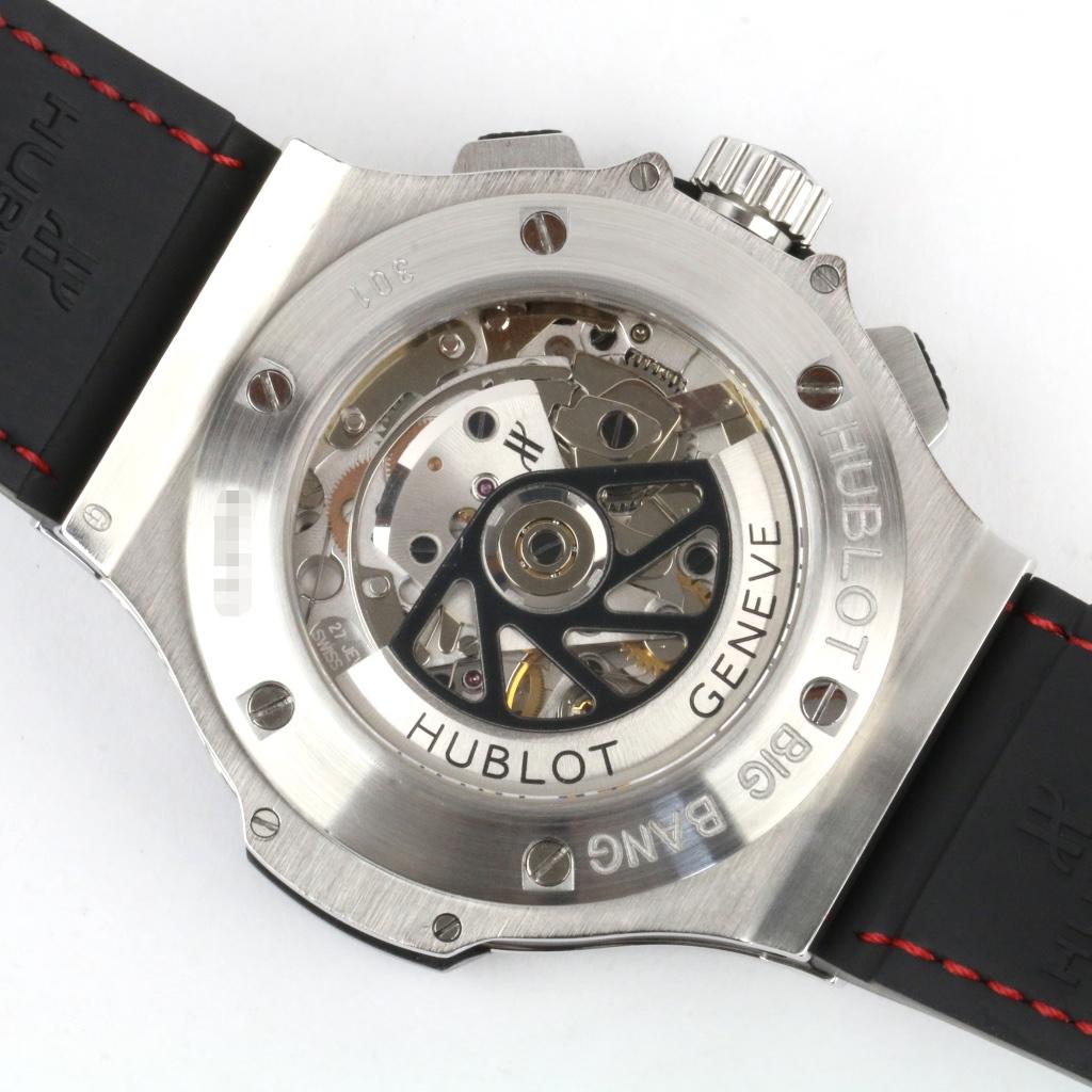 Hublot Big Bang Ceramic bezel 44 (Goed/ 2010), Overige merken, Staal, Polshorloge, Ophalen of Verzenden