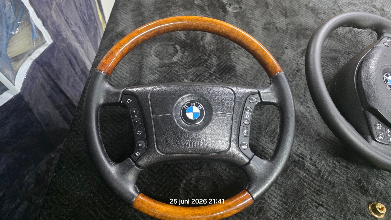 BMW E38 zeldsaam Stuur verwarmd hout multifunctioneel leer, Ophalen of Verzenden, Nieuw, BMW