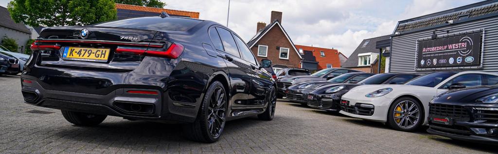 BMW 7-serie 745e High Executive | 360 Camera | Head Up Displ, Auto's, Automaat, Achterwielaandrijving, Gebruikt, Zwart