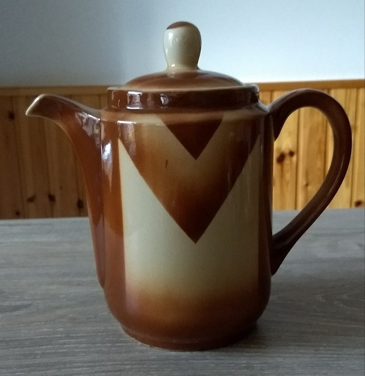 Vintage keramieken kannen uit de jaren 1930-1940, Ophalen of Verzenden