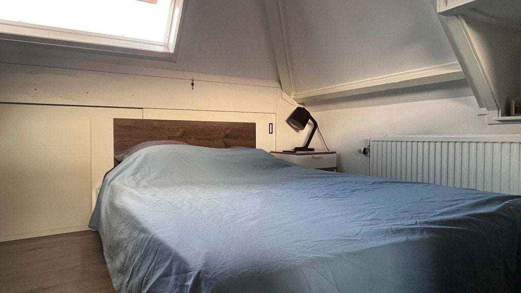 Bed - Twijfelaar matrasmaat 140x200cm, Huis en Inrichting, Slaapkamer | Bedden, Ophalen, Gebruikt, Wit, 140 cm