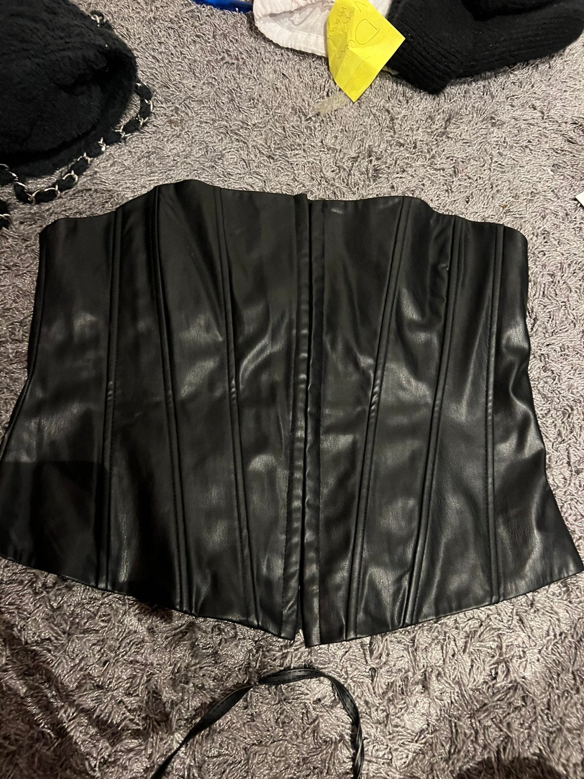 ZARA top vegan  leer maat xl zgan, Kleding | Dames, F, R, Zwart, Maat 46/48 (XL) of groter