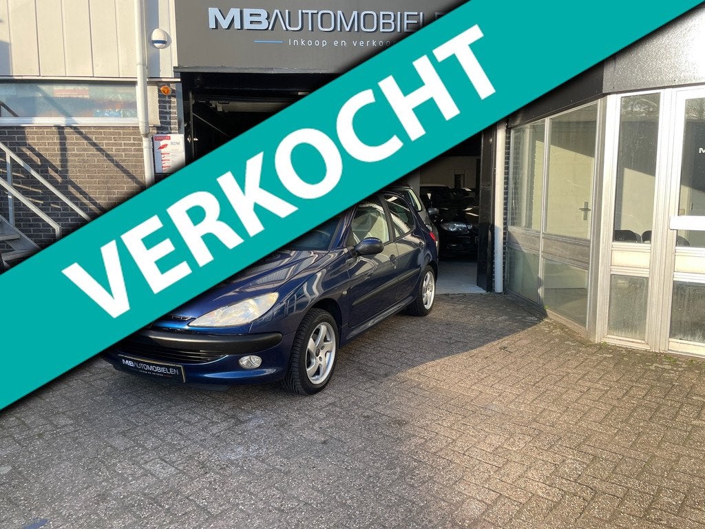Peugeot 206 1.4 Gentry/5 DRS/Automaat/1e Eigenaar/87DKM/Nap/, Auto's, Blauw, Bedrijf, Metallic lak, 75 pk