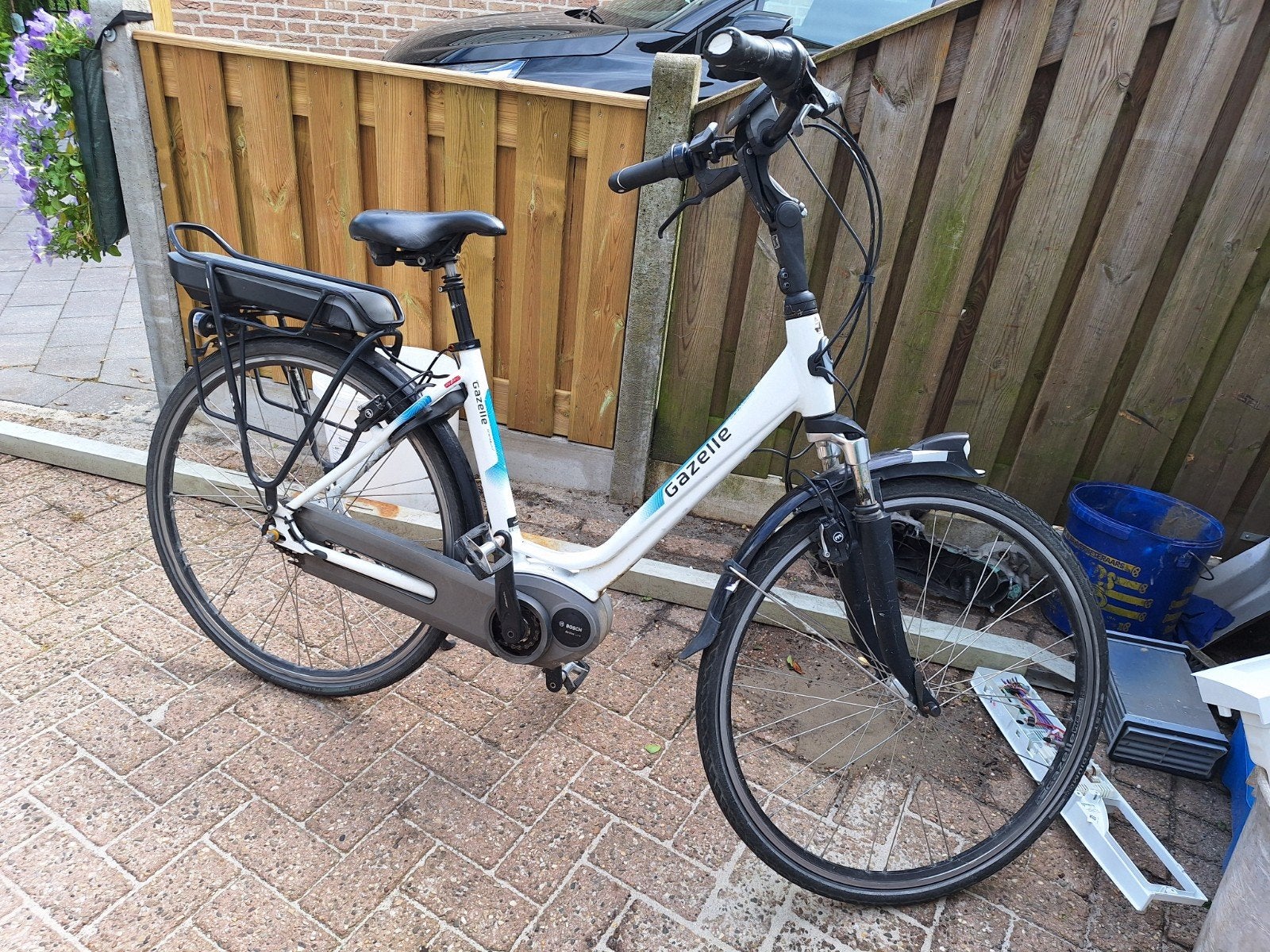 Gazelle elektrische fiets - accu defect, voor onderdelen, Fietsen en Brommers, Elektrische fietsen, Ophalen