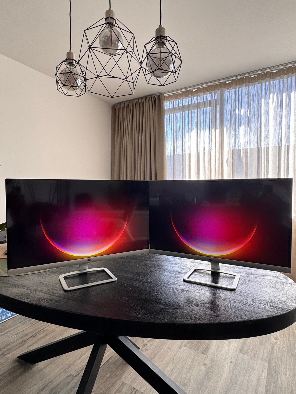Set van 2x HP 27er Full HD IPS Monitoren (27 inch), Computers en Software, Monitoren, HDMI, IPS, Full HD, Zo goed als nieuw