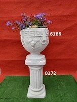 Planten bak met zuil.  nr 0272 & 6166, Tuin en Terras, Tuinvazen, Ophalen, Nieuw