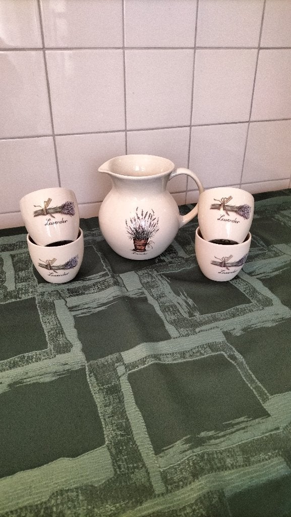 Jet Lavendel servies delen - Nieuw, Ophalen of Verzenden, Nieuw, Aardewerk, Overige stijlen