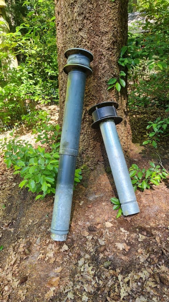 Ubbink rookgas afvoer., Ophalen, Minder dan 2 meter, 80 mm of meer, Afvoer