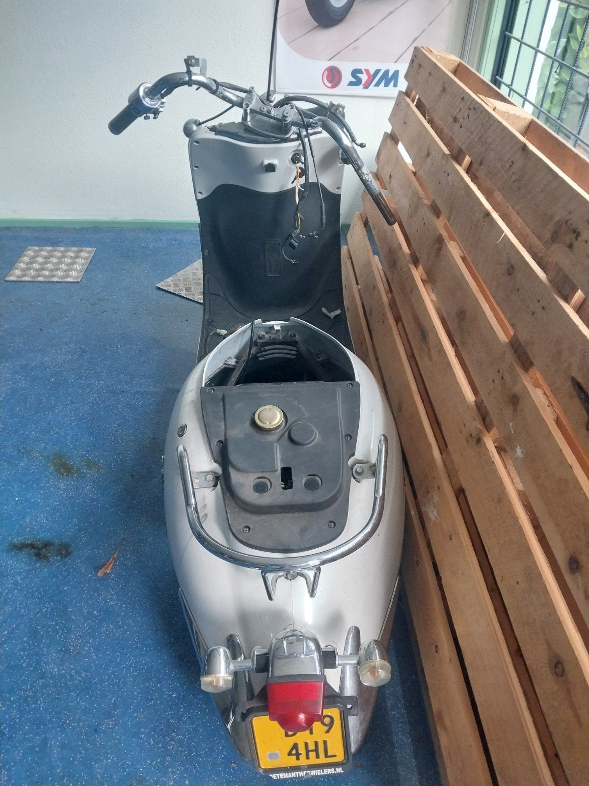 3 x SYM Cello / Allo Scooter - Onderdelen of opknapper, Fietsen en Brommers, Ophalen, Gebruikt, Maximaal 45 km/u, Benzine