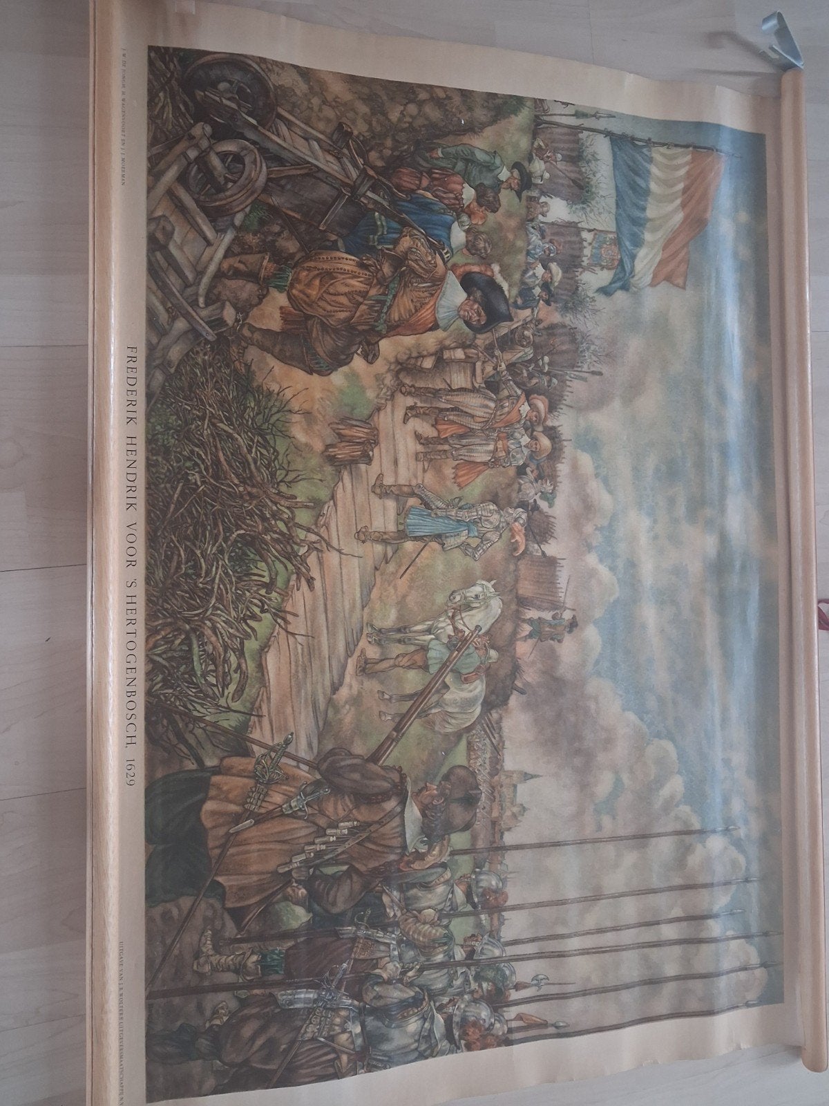 oude schoolplaat, Frédéric hendrik voor Den Bosch., Ophalen