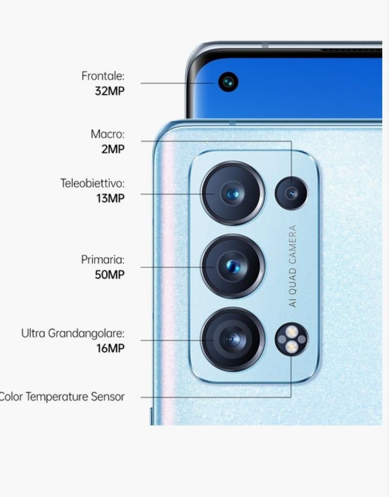 OPPO Reno 6 Pro 5G - Zo goed als nieuw met nieuwe accu, Telecommunicatie, Mobiele telefoons | Overige merken, Ophalen of Verzenden