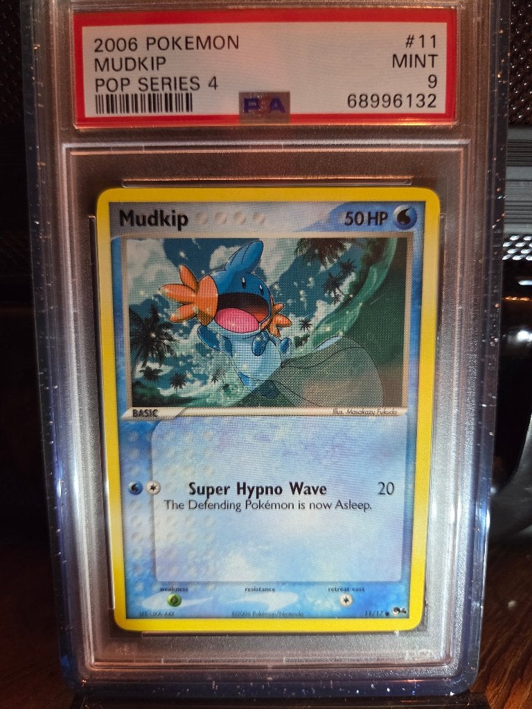 Mudkip Pop Series 4 PSA 9 MINT!, Verzenden, Zo goed als nieuw, Losse kaart