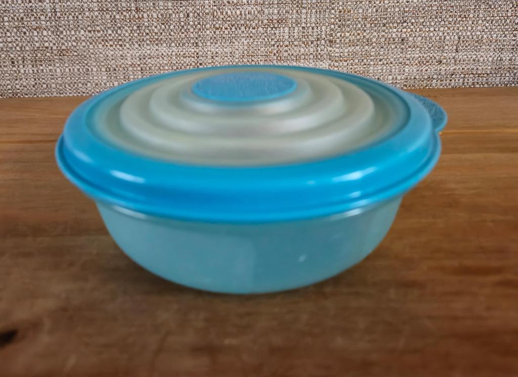 Tupperware Adapta bowl rond 300ML Blauw, Huis en Inrichting, Keuken | Tupperware, Ophalen of Verzenden, Zo goed als nieuw, Blauw