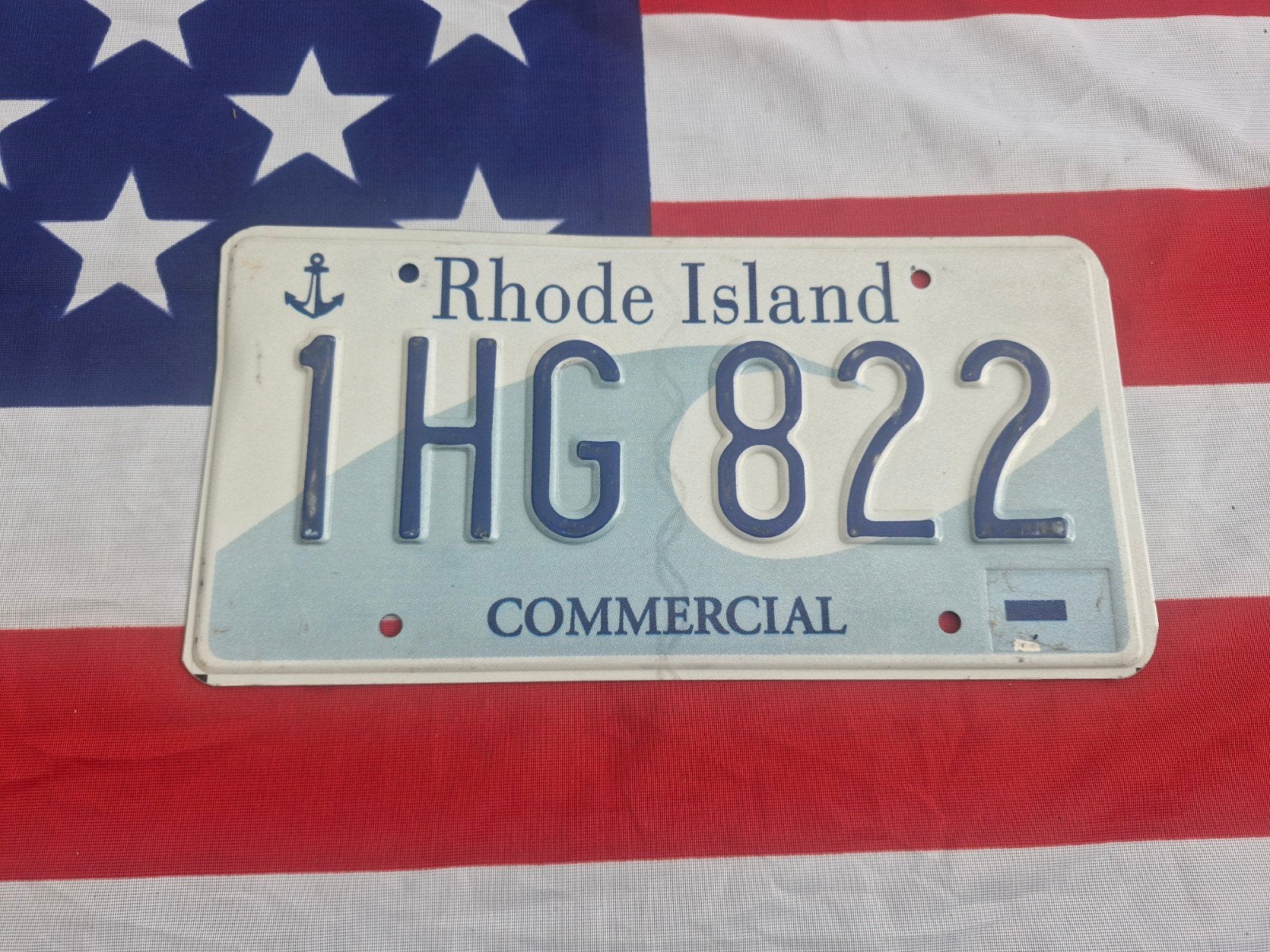 Kentekenplaat Rhode Island USA Nummerplaat nummerbord Licens, Verzenden, Gebruikt, Auto's