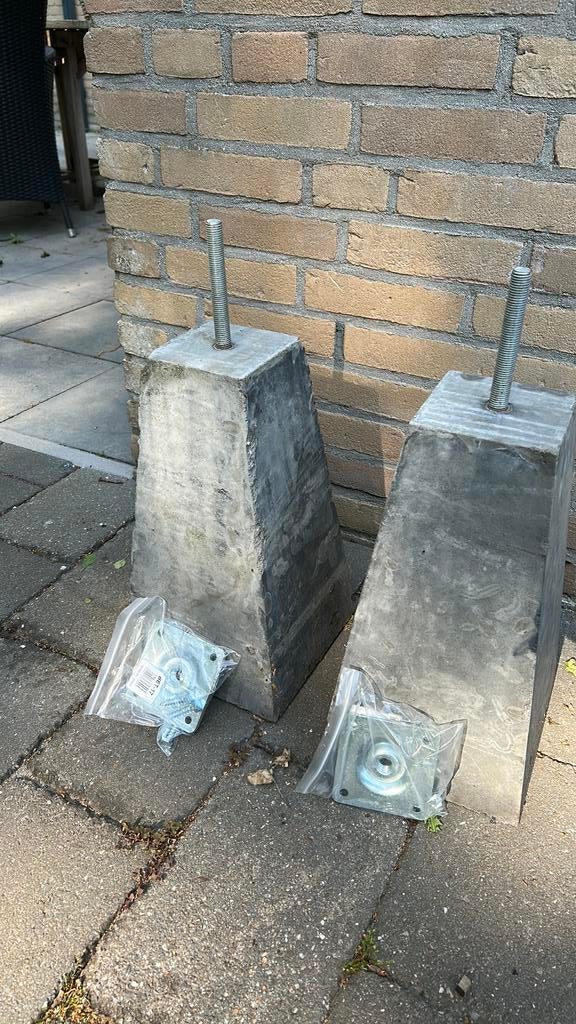 Betonpoeren 2 stuks Nieuw!, Tuin en Terras, Overkappingen, Ophalen, Nieuw