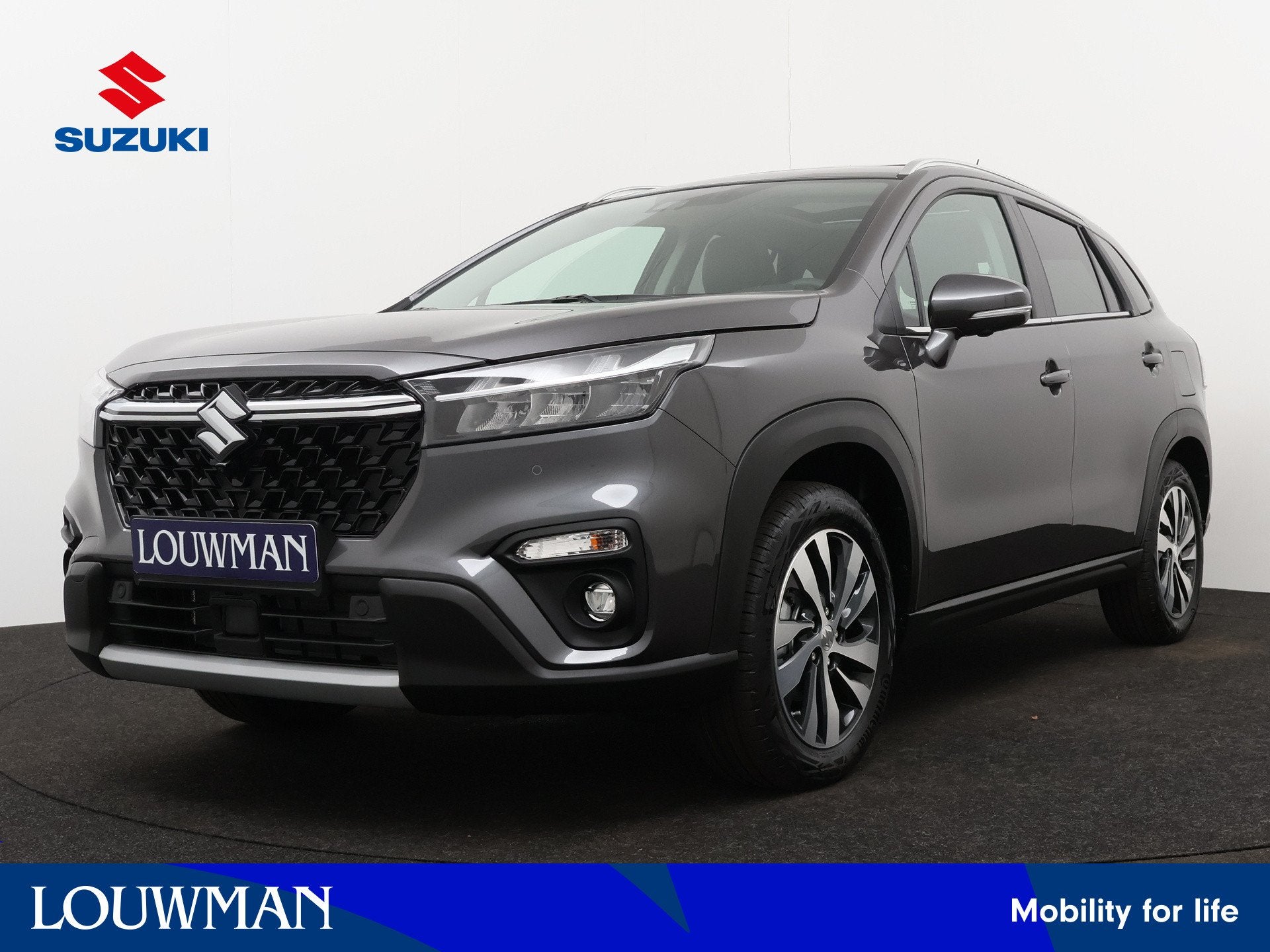 Suzuki S-Cross 1.4 Boosterjet Style Smart Hybrid | Elektrisc, Auto's, Voorwielaandrijving, 4 cilinders, Leder en Stof, Origineel Nederlands
