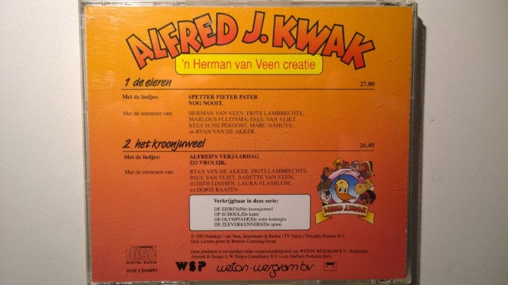 Alfred J. Kwak - De Eieren & Het Kroonjuweel, 3 tot 5 jaar, Ophalen of Verzenden, Zo goed als nieuw, Verhaal of Sprookje