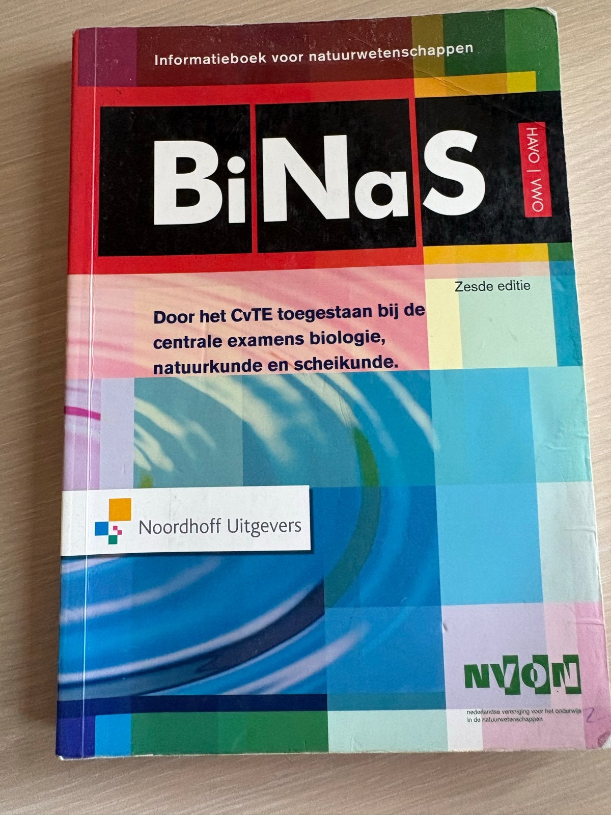 BiNaS zesde editie - HAVO/VWO en MBRT opleiding, Ophalen of Verzenden, Beta, Gelezen, HBO