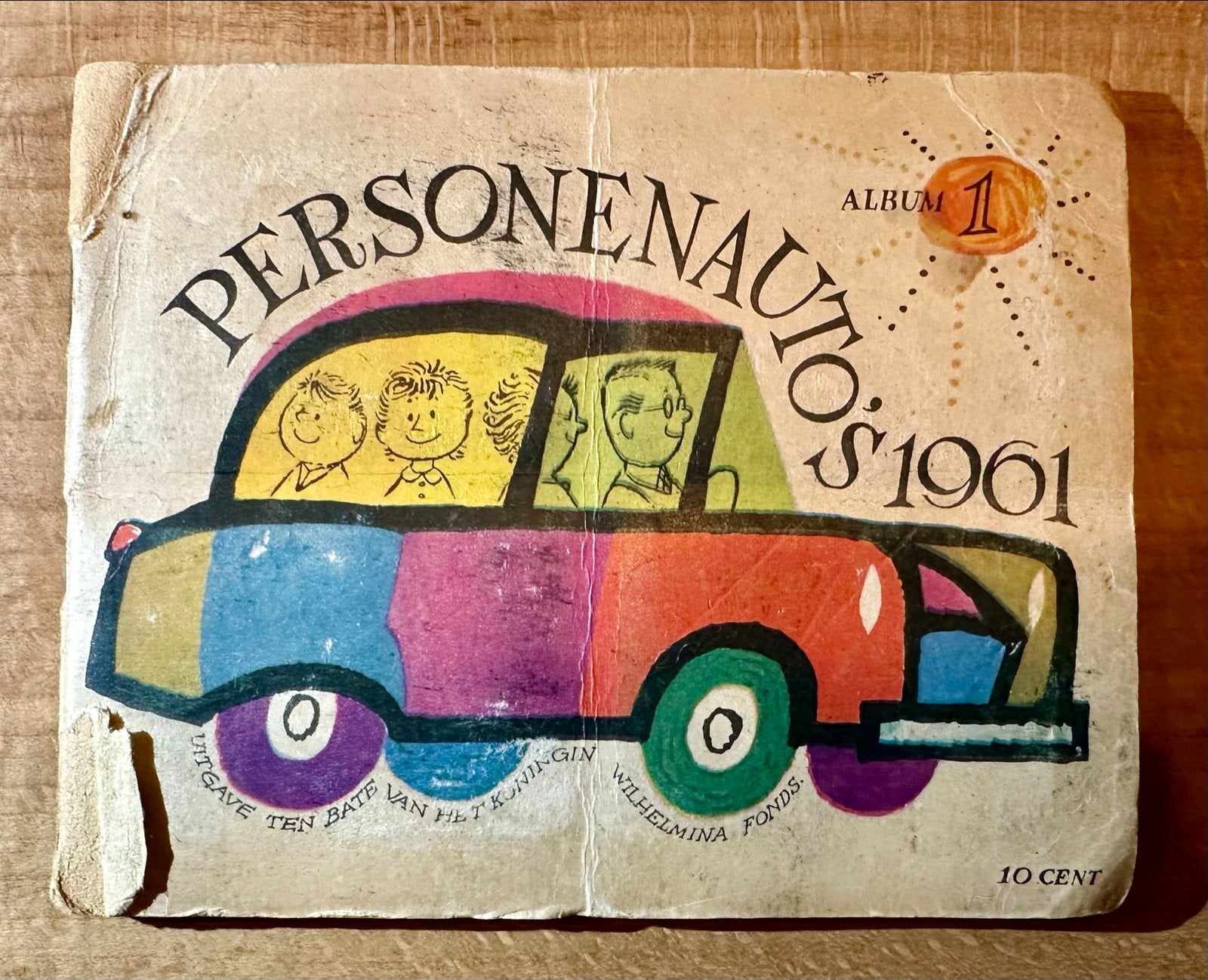 Personenauto's 1961 Album 1 - Shell Plaatjesalbum, Boeken, Ophalen of Verzenden, Gelezen, Plaatjesalbum