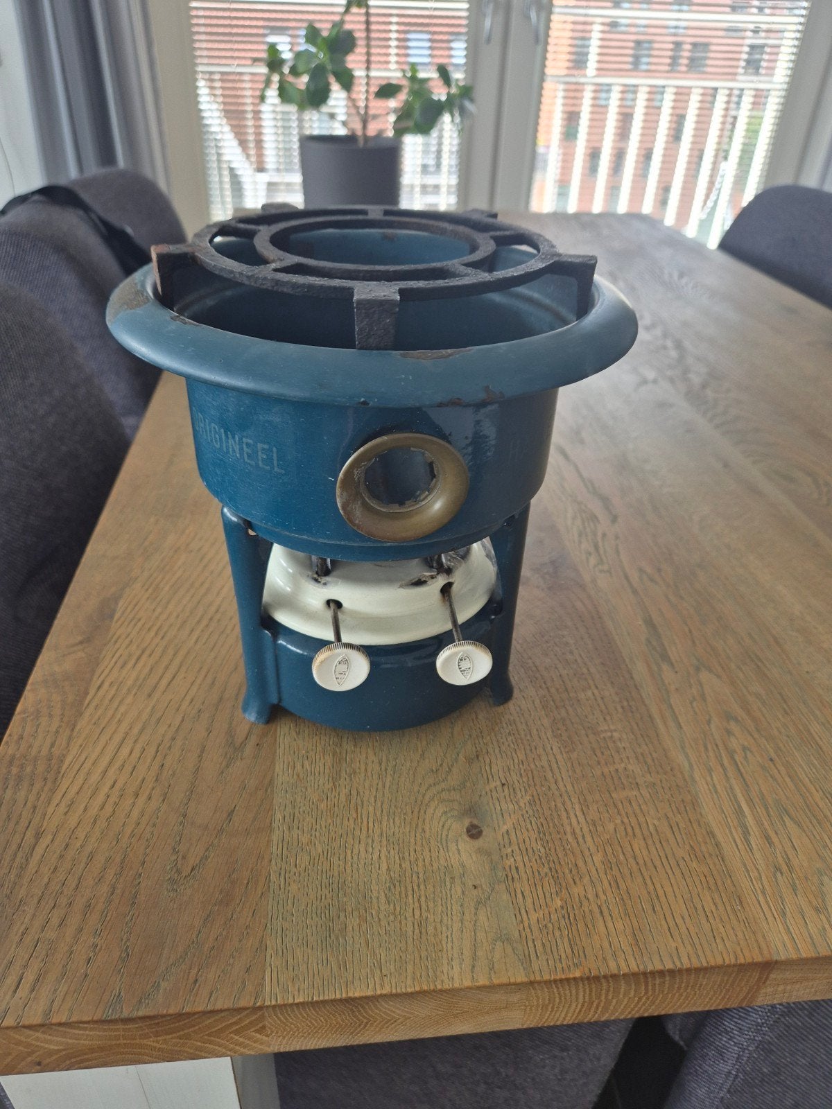 2 pits Haller original petroleumstell compleet, Ophalen of Verzenden