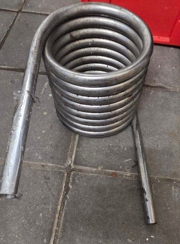 Rvs spiraal 22 mm goed voor hottub of zwembad te verwarmen, Ophalen of Verzenden, Nieuw